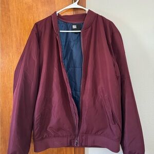 ASOS RSQ Men's Burgundy Jacket - Size Large